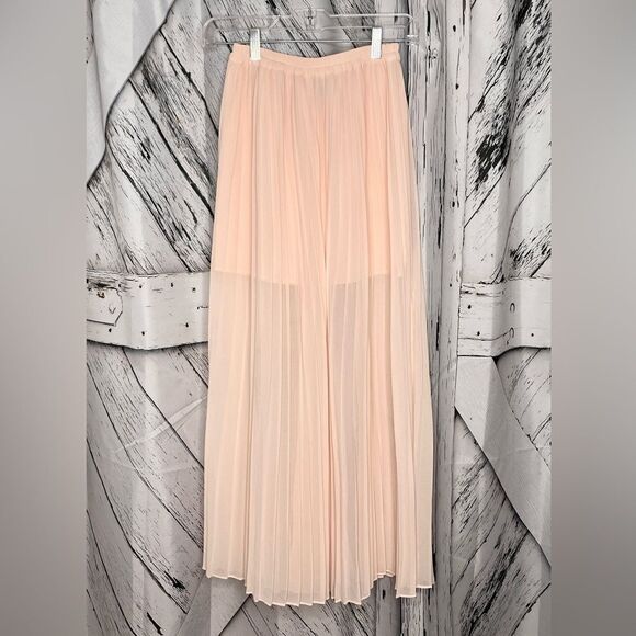 Victoria's Secret Dresses & Skirts - Victoria’s Secret Sheer Pleated Maxi Skirt